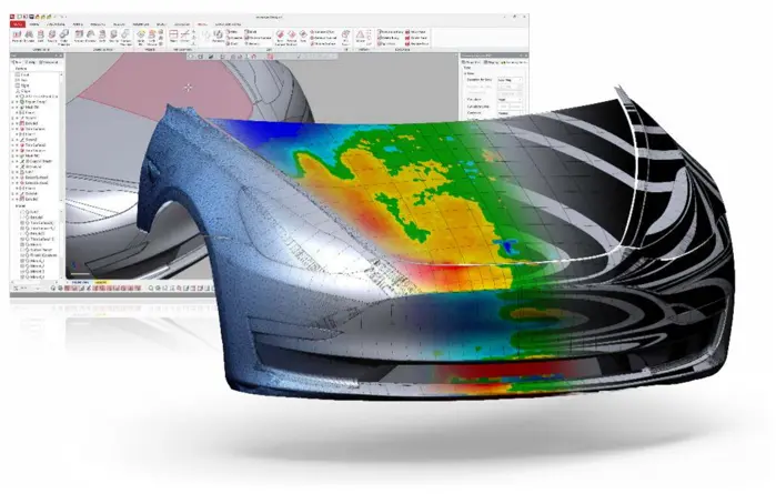 ソリッド対応3D設計用リバースモデラ「Geomagic DesignX」