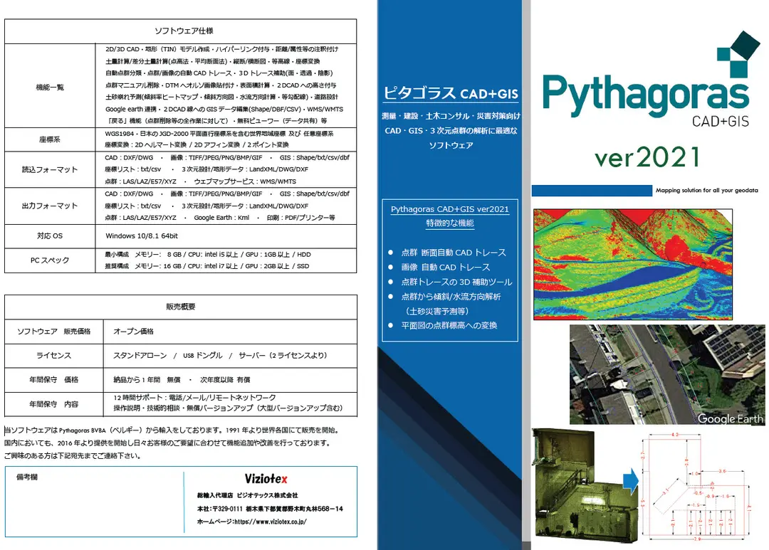Pythagoras CAD＋GISソフトウエア